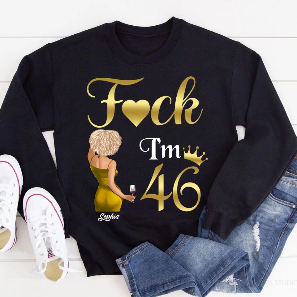 Custom Birthday Shirts, Chapter 46, Fabulous Since 1977 46th Birthday Unique T Shirt For Woman, Her Gifts For 46 Years Old