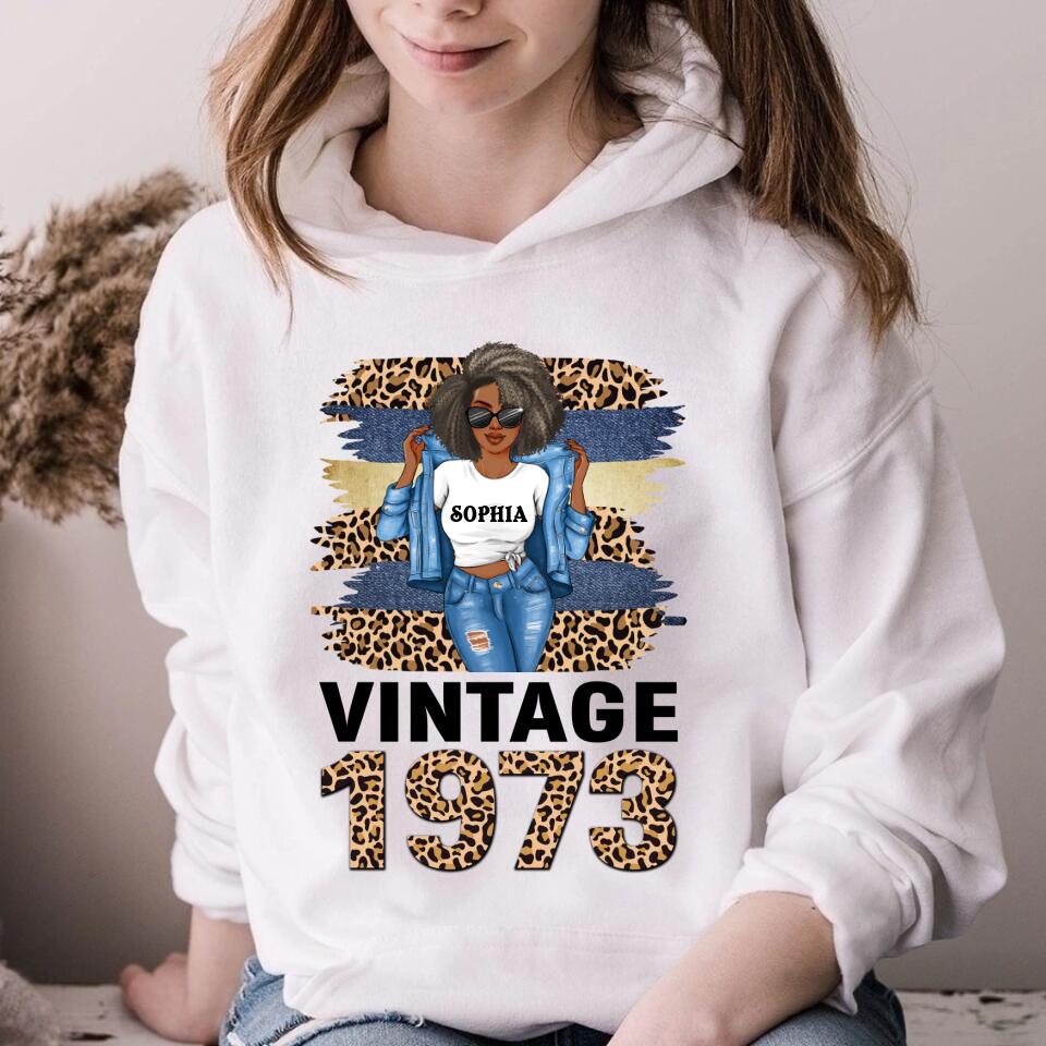 50th Birthday Shirts, Custom Birthday Shirts, Turning 50 Shirt, Gifts For Women Turning 50, 50 And Fabulous Shirt, 1973 Shirt, 50th Birthday Shirts For Her