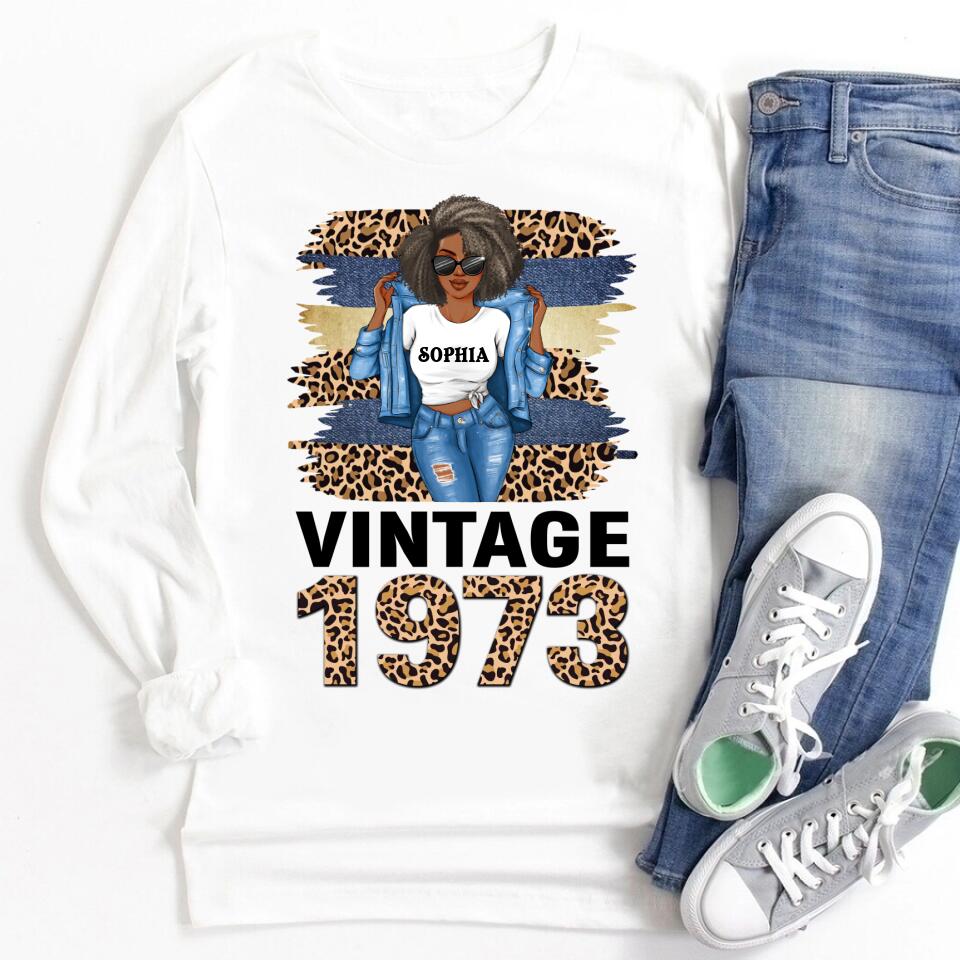 50th Birthday Shirts, Custom Birthday Shirts, Turning 50 Shirt, Gifts For Women Turning 50, 50 And Fabulous Shirt, 1973 Shirt, 50th Birthday Shirts For Her