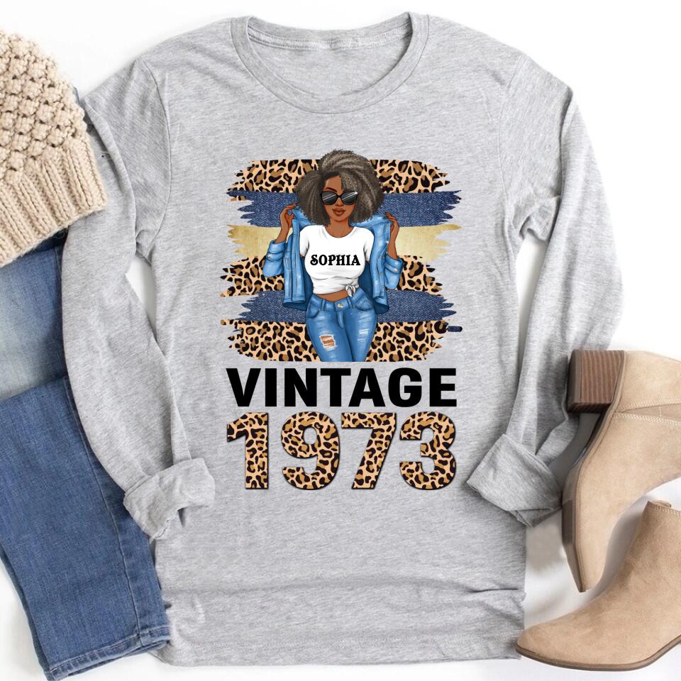 50th Birthday Shirts, Custom Birthday Shirts, Turning 50 Shirt, Gifts For Women Turning 50, 50 And Fabulous Shirt, 1973 Shirt, 50th Birthday Shirts For Her