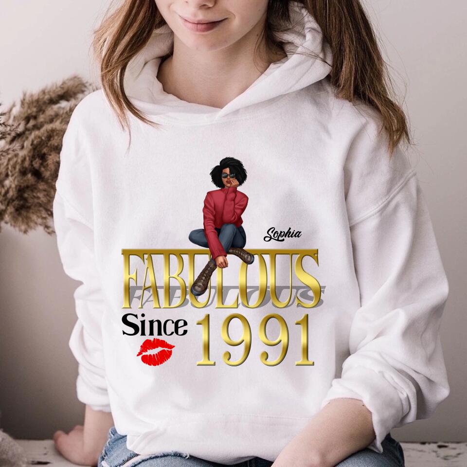 32nd birthday shirts for her, Personalised 32nd birthday gifts, 1991 t shirt, 32 and fabulous shirt, 32nd birthday shirt ideas, gift ideas 32nd birthday woman