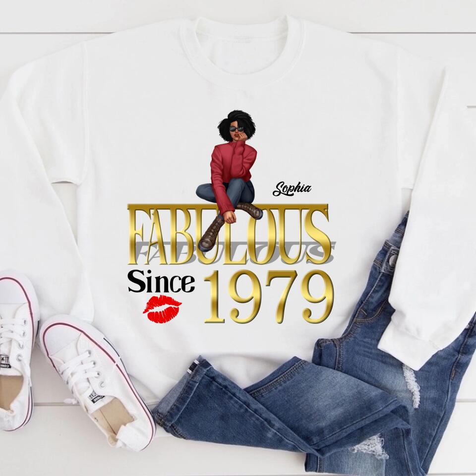 44th birthday shirts for her, Personalised 44th birthday gifts, 1979 t shirt, 44 and fabulous shirt, 44th birthday shirt ideas, gift ideas 44th birthday woman