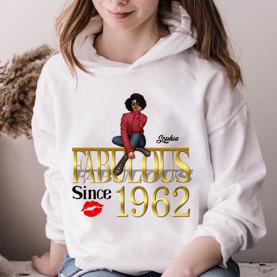 61st birthday shirts for her, Personalised 61st birthday gifts, 1962 t shirt, 61 and fabulous shirt, 61st birthday shirt ideas, gift ideas 61st birthday woman