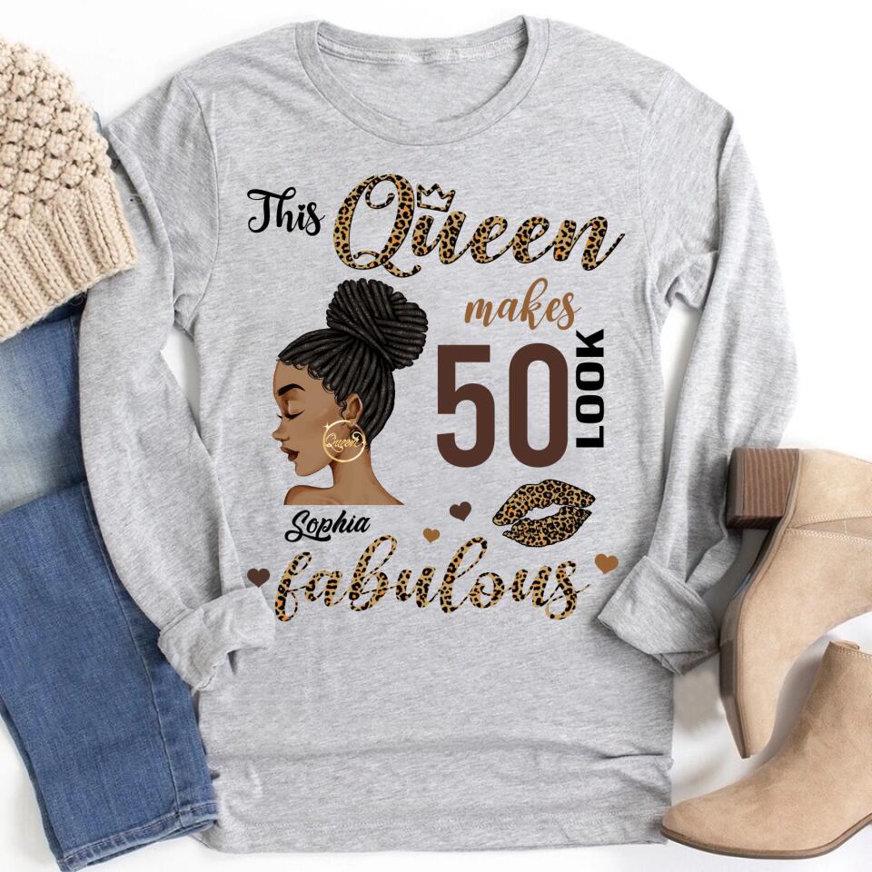 50th Birthday Shirts For Her, Personalised 50th Birthday Gifts, 1973 T Shirt, 50 And Fabulous Shirt, 50th Birthday Shirt Ideas, Gift Ideas 50th Birthday Woman