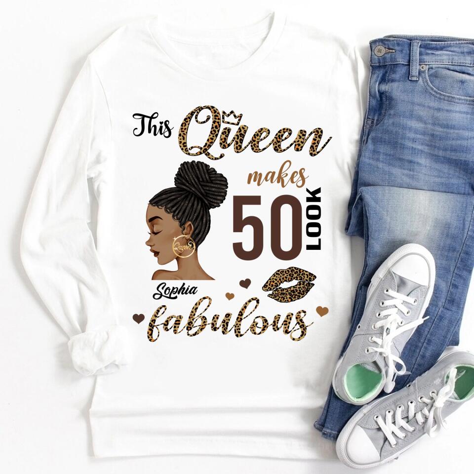 50th Birthday Shirts For Her, Personalised 50th Birthday Gifts, 1973 T Shirt, 50 And Fabulous Shirt, 50th Birthday Shirt Ideas, Gift Ideas 50th Birthday Woman