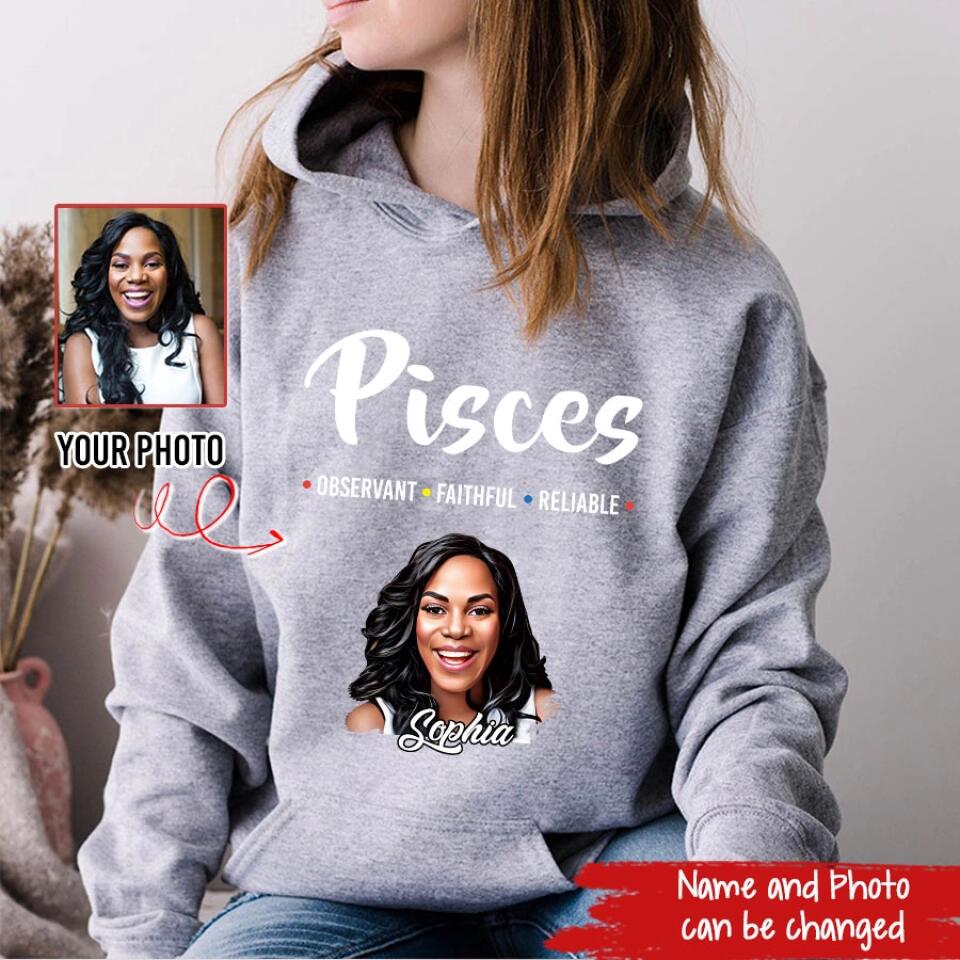 Custom Birthday Shirt, Pisces Zodiac T Shirt, Pisces Birthday Shirt, Pisces T Shirts For Ladies, Pisces Queen T Shirt, Pisces Queen Birthday Shirt