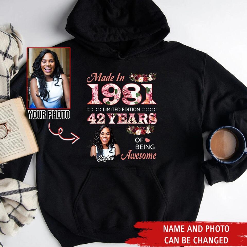 Custom Birthday Shirts, Chapter 42, Fabulous Since 1981 42nd Birthday Unique T Shirt For Woman, Her Gifts For 42 Years Old
