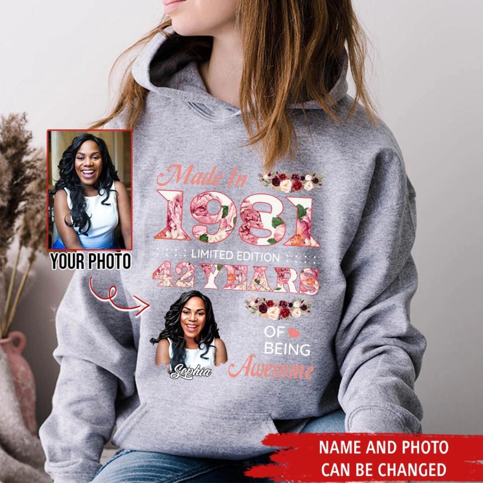 Custom Birthday Shirts, Chapter 42, Fabulous Since 1981 42nd Birthday Unique T Shirt For Woman, Her Gifts For 42 Years Old