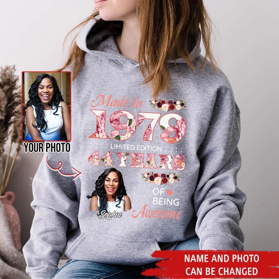 Custom Birthday Shirts, Chapter 44, Fabulous Since 1979 44th Birthday Unique T Shirt For Woman, Her Gifts For 44 Years Old