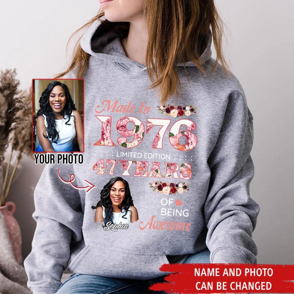 Custom Birthday Shirts, Chapter 47, Fabulous Since 1976 47th Birthday Unique T Shirt For Woman, Her Gifts For 47 Years Old