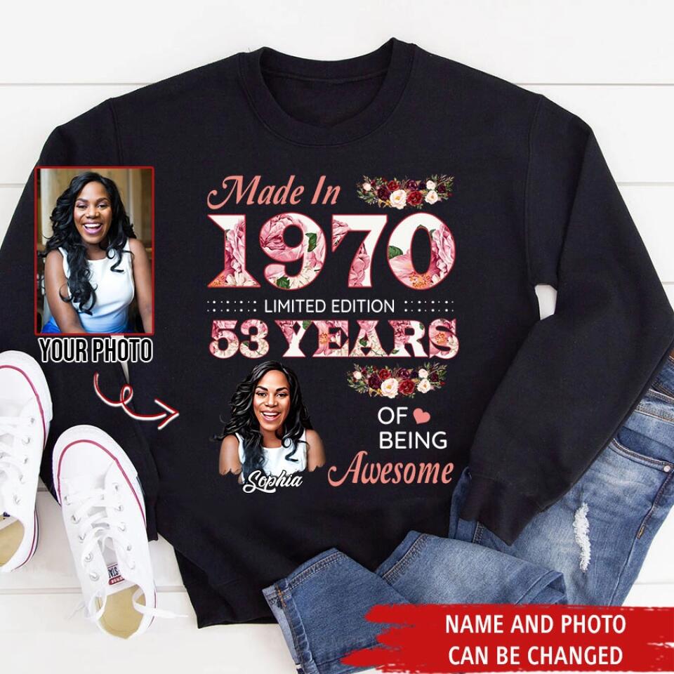 Custom Birthday Shirts, Chapter 53, Fabulous Since 1970 53rd Birthday Unique T Shirt For Woman, Her Gifts For 53 Years Old