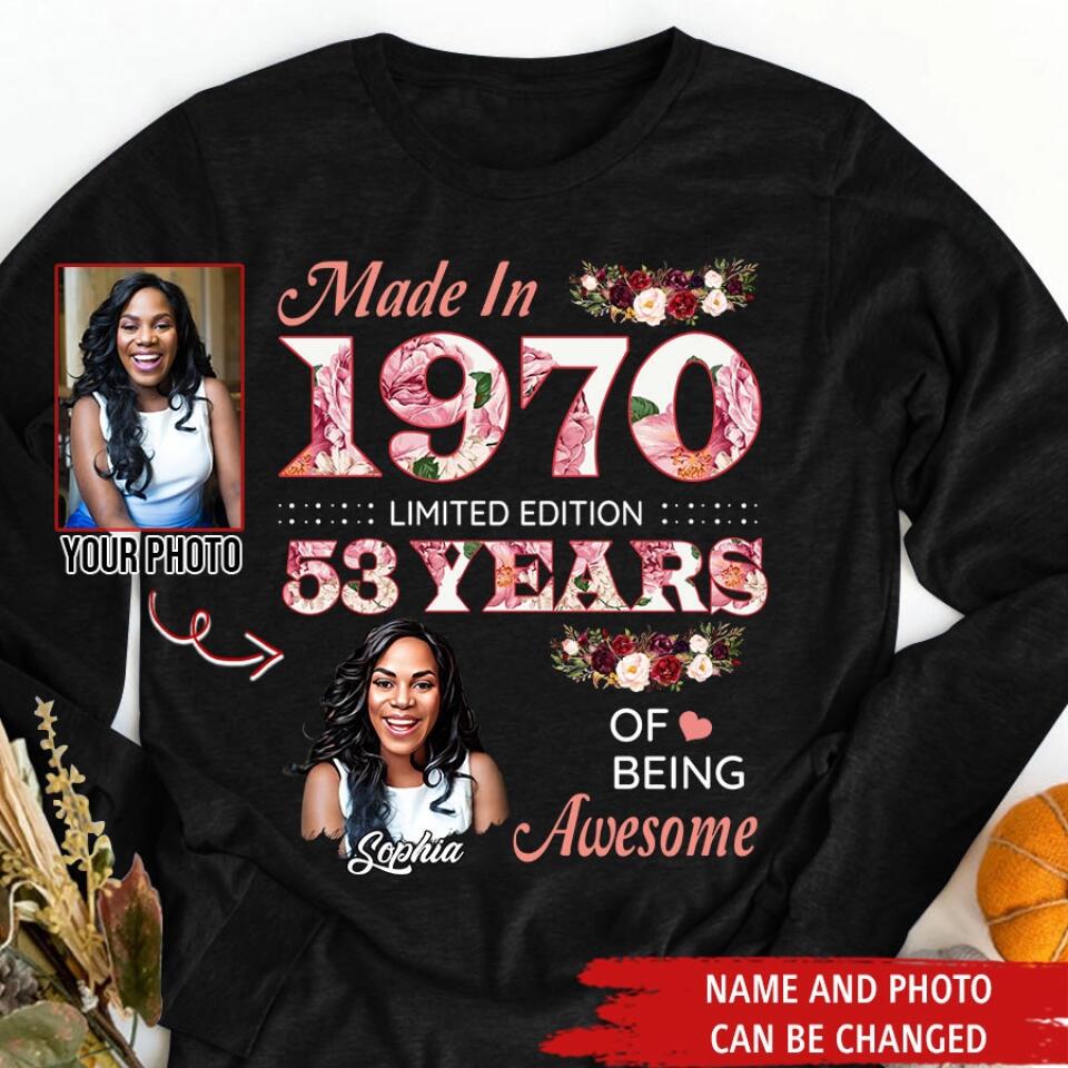 Custom Birthday Shirts, Chapter 53, Fabulous Since 1970 53rd Birthday Unique T Shirt For Woman, Her Gifts For 53 Years Old