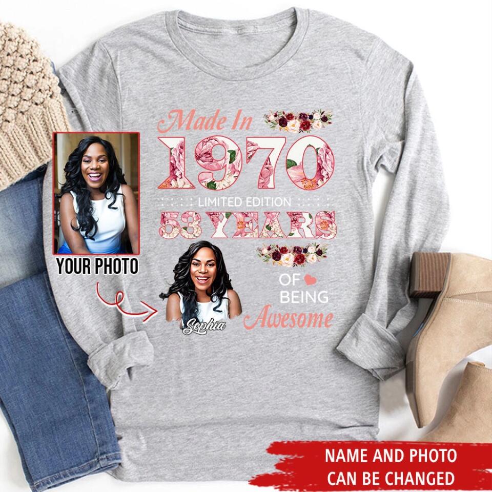 Custom Birthday Shirts, Chapter 53, Fabulous Since 1970 53rd Birthday Unique T Shirt For Woman, Her Gifts For 53 Years Old