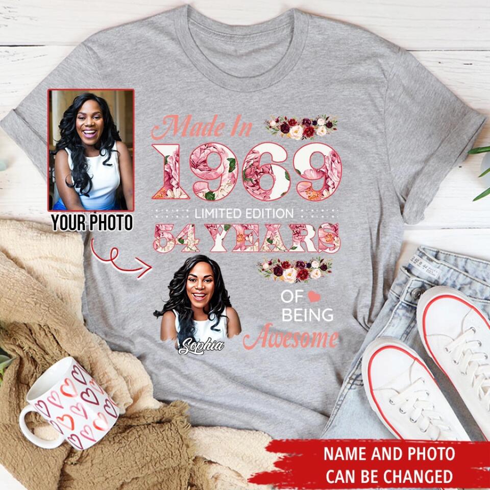 Custom Birthday Shirts, Chapter 54, Fabulous Since 1969 54th Birthday Unique T Shirt For Woman, Her Gifts For 54 Years Old