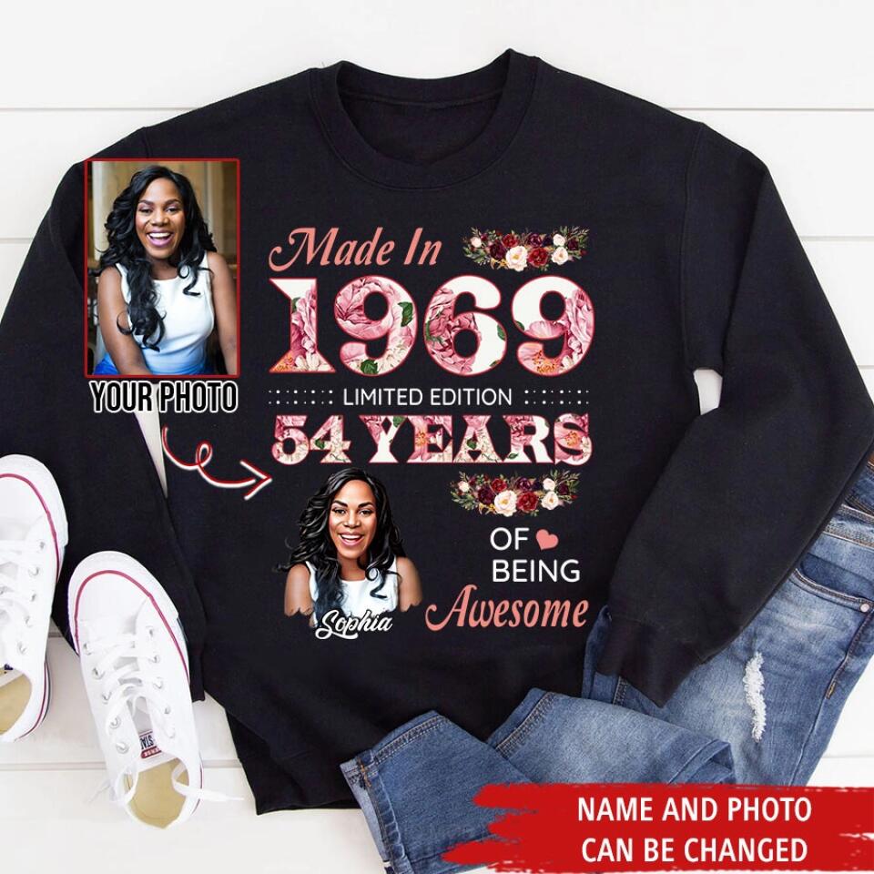 Custom Birthday Shirts, Chapter 54, Fabulous Since 1969 54th Birthday Unique T Shirt For Woman, Her Gifts For 54 Years Old