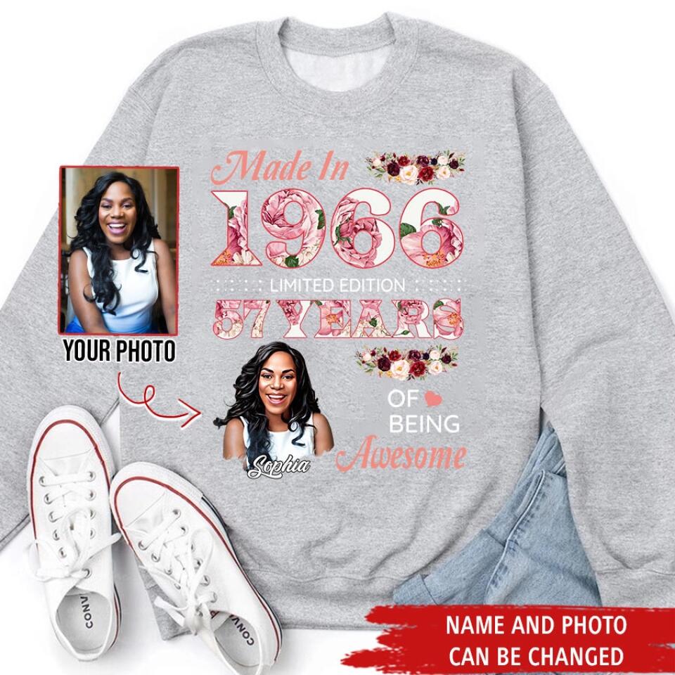 Custom Birthday Shirts, Chapter 57, Fabulous Since 1966 57th Birthday Unique T Shirt For Woman, Her Gifts For 57 Years Old