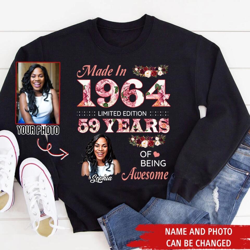 Custom Birthday Shirts, Chapter 59, Fabulous Since 1964 59th Birthday Unique T Shirt For Woman, Her Gifts For 59 Years Old