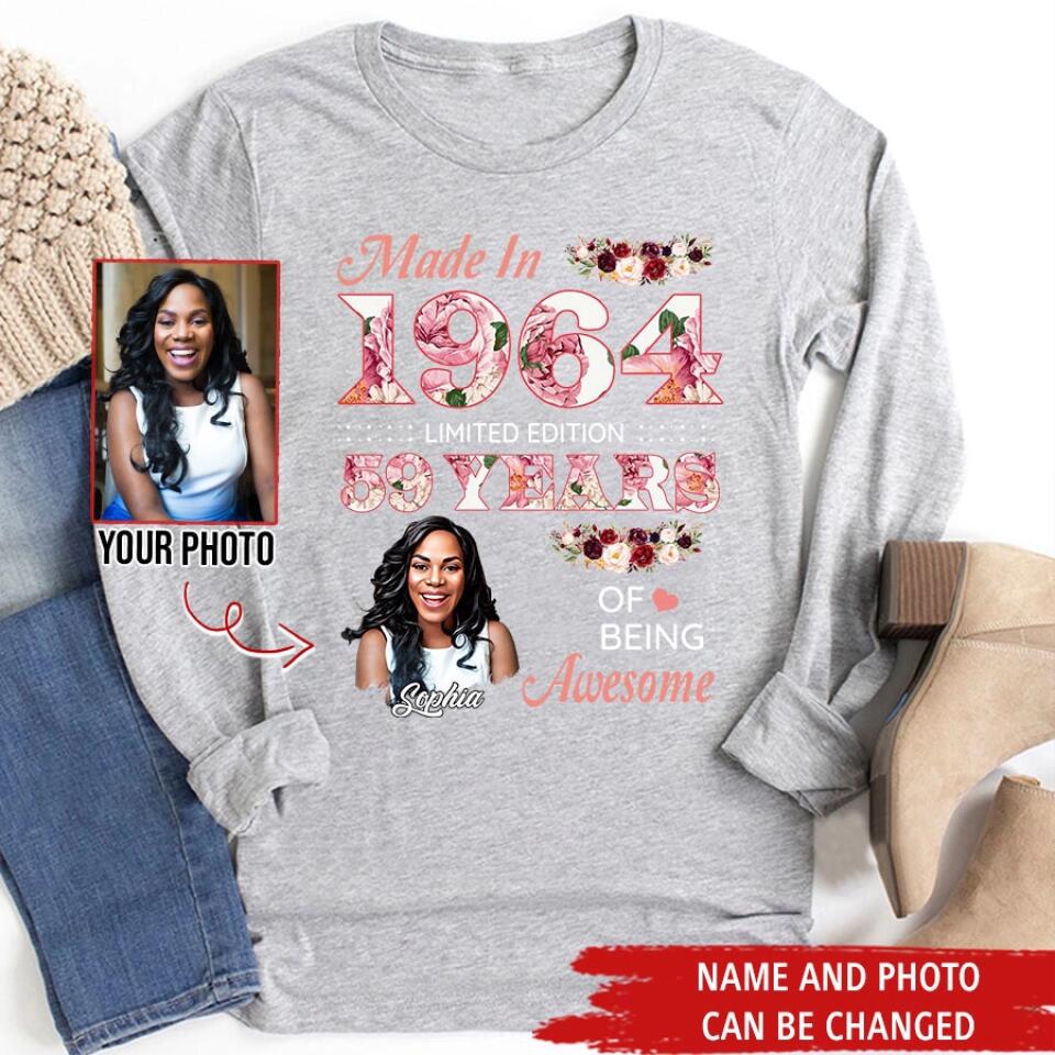 Custom Birthday Shirts, Chapter 59, Fabulous Since 1964 59th Birthday Unique T Shirt For Woman, Her Gifts For 59 Years Old