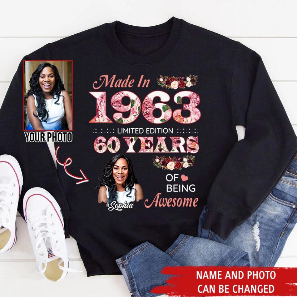 Custom Birthday Shirts, Chapter 60, Fabulous Since 1963 60th Birthday Unique T Shirt For Woman, Her Gifts For 60 Years Old