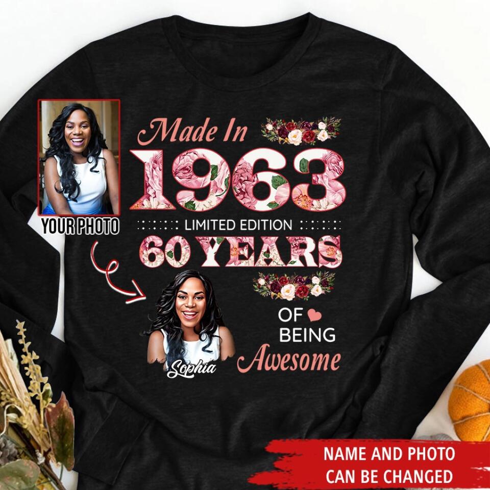 Custom Birthday Shirts, Chapter 60, Fabulous Since 1963 60th Birthday Unique T Shirt For Woman, Her Gifts For 60 Years Old