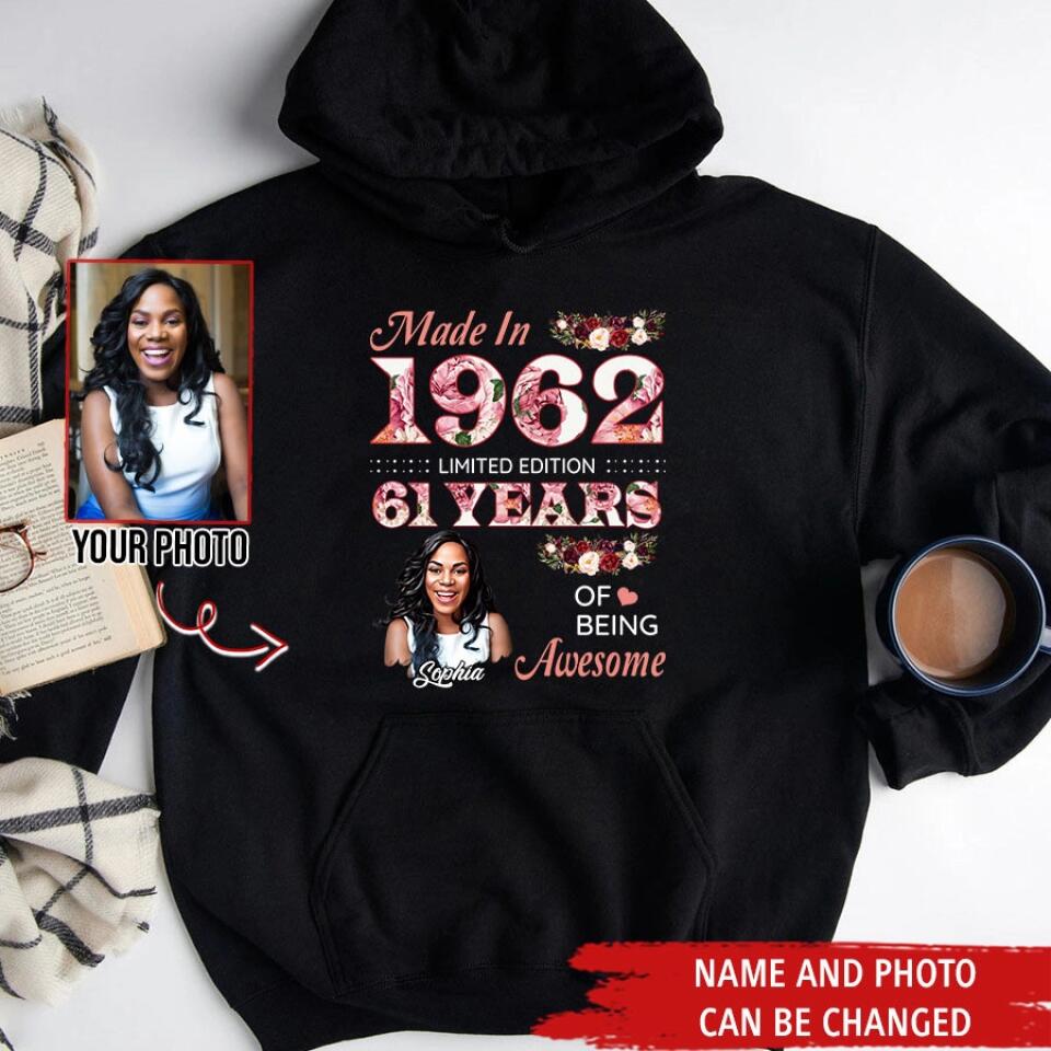 Custom Birthday Shirts, Chapter 61, Fabulous Since 1962 61st Birthday Unique T Shirt For Woman, Her Gifts For 61 Years Old