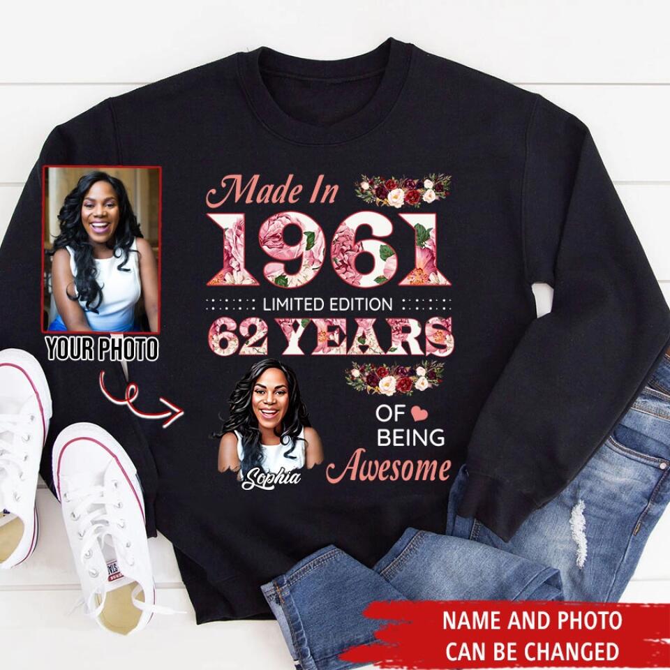 Custom Birthday Shirts, Chapter 62, Fabulous Since 1961 62nd Birthday Unique T Shirt For Woman, Her Gifts For 62 Years Old