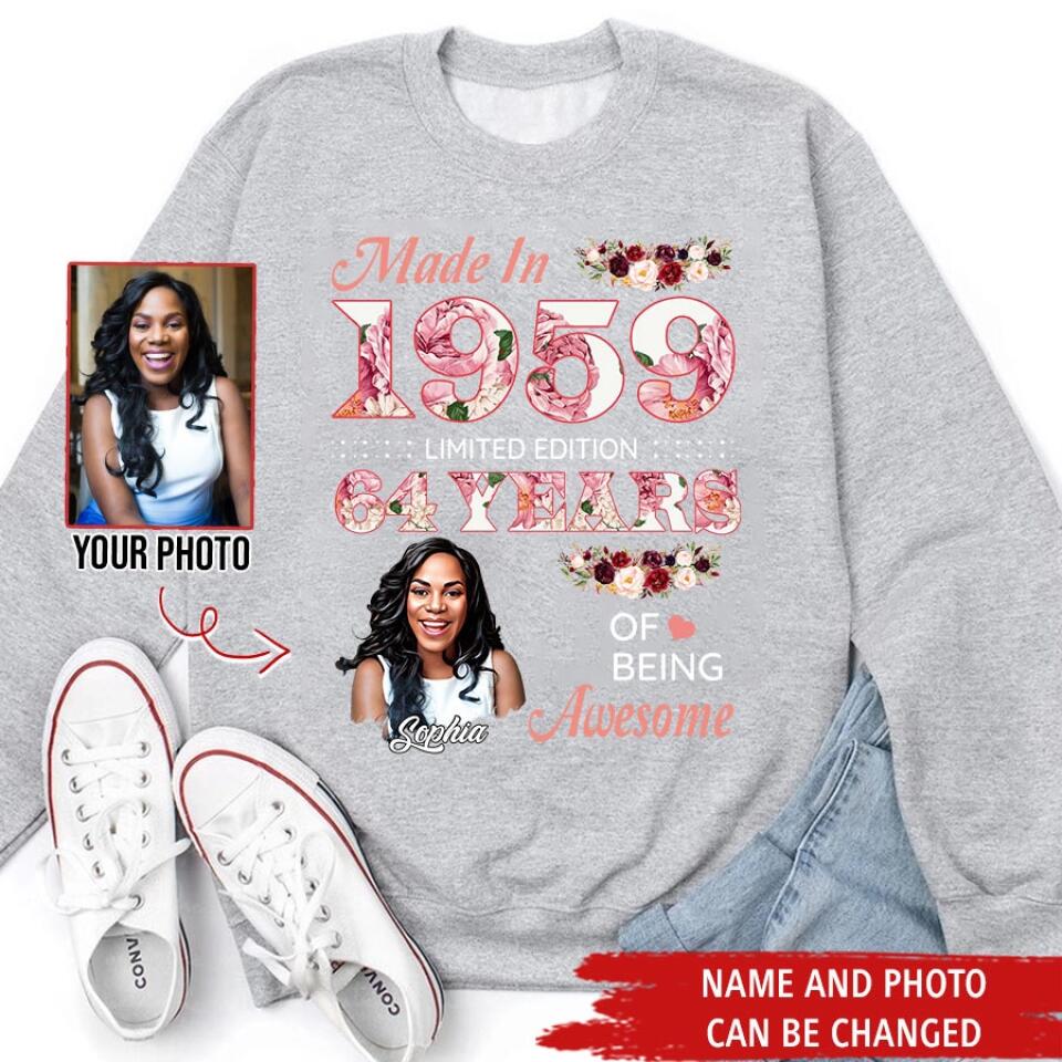 Custom Birthday Shirts, Chapter 64, Fabulous Since 1959 64th Birthday Unique T Shirt For Woman, Her Gifts For 64 Years Old