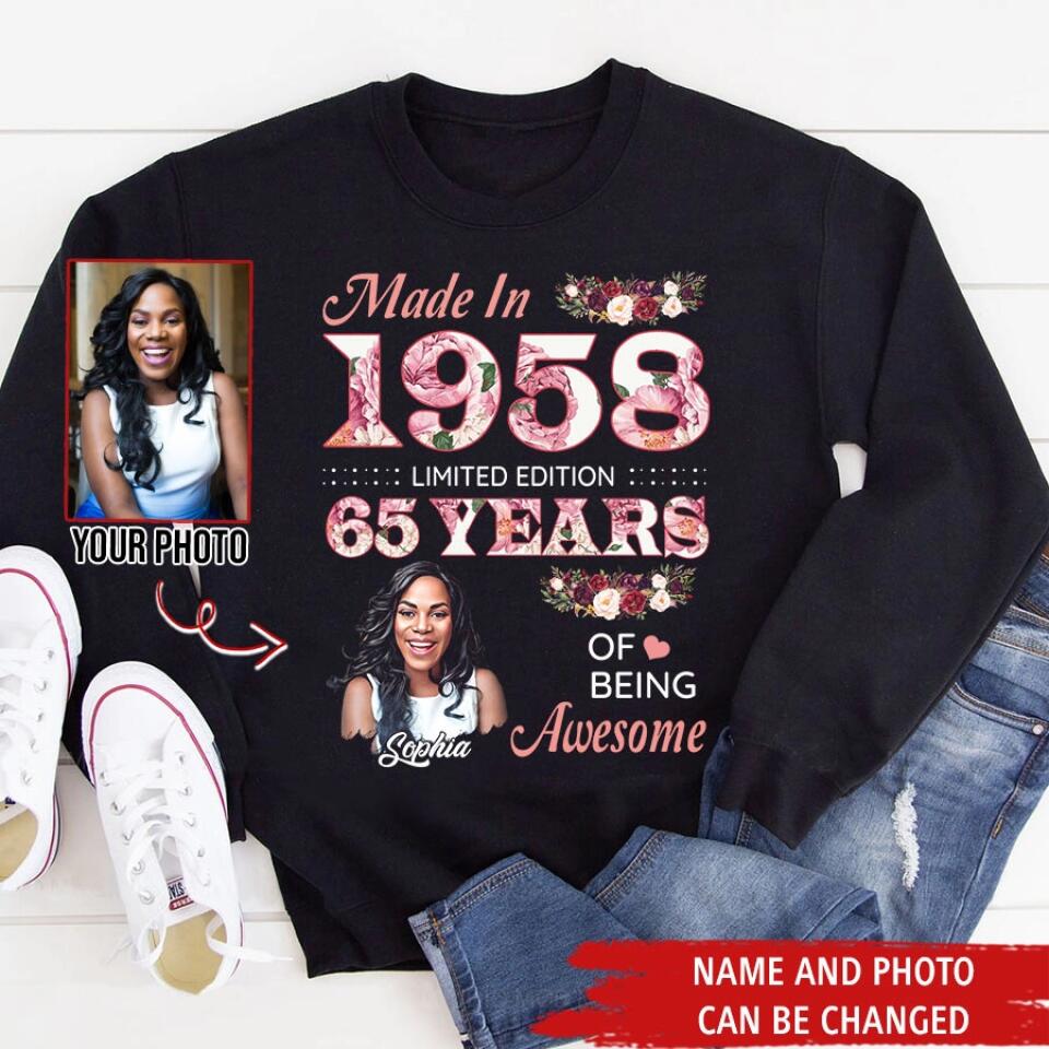 Custom Birthday Shirts, Chapter 65, Fabulous Since 1958 65th Birthday Unique T Shirt For Woman, Her Gifts For 65 Years Old