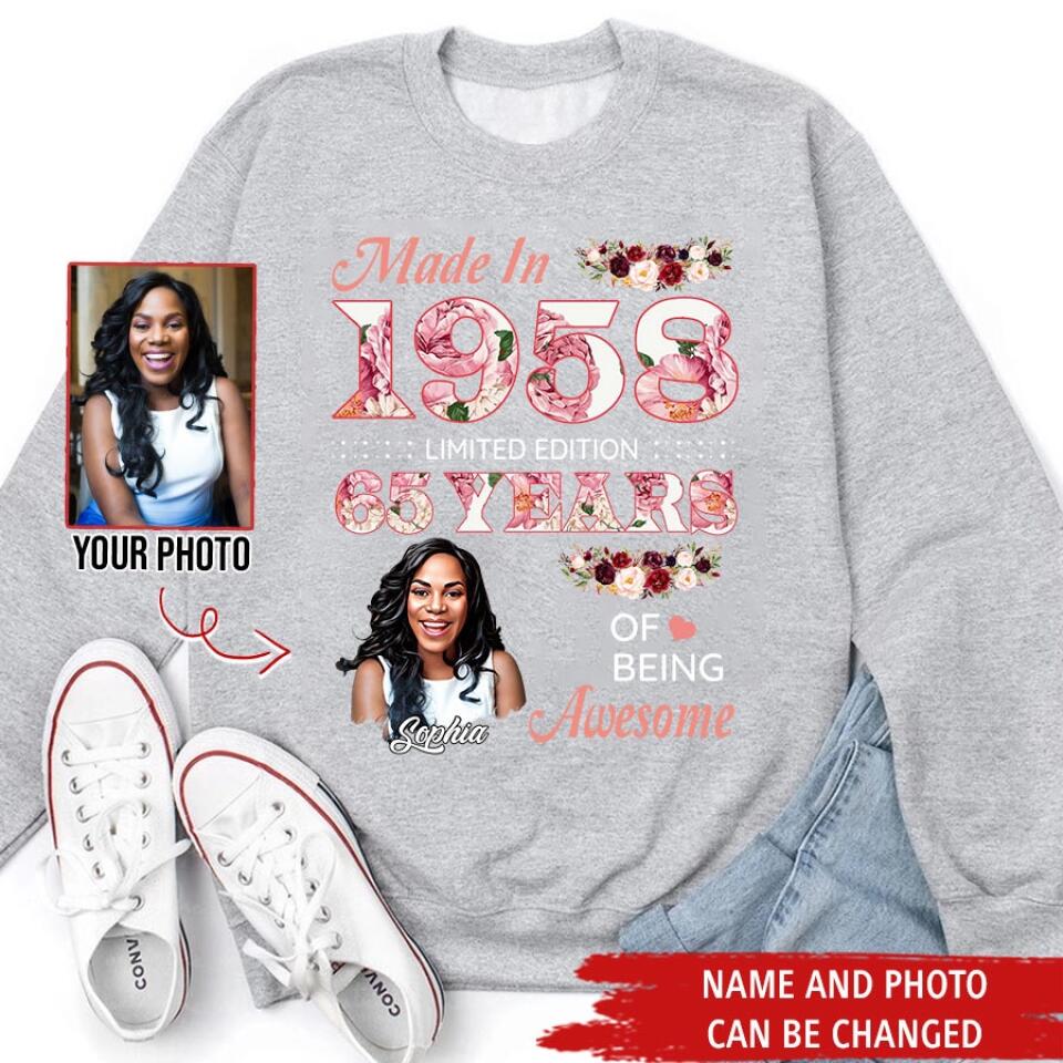 Custom Birthday Shirts, Chapter 65, Fabulous Since 1958 65th Birthday Unique T Shirt For Woman, Her Gifts For 65 Years Old