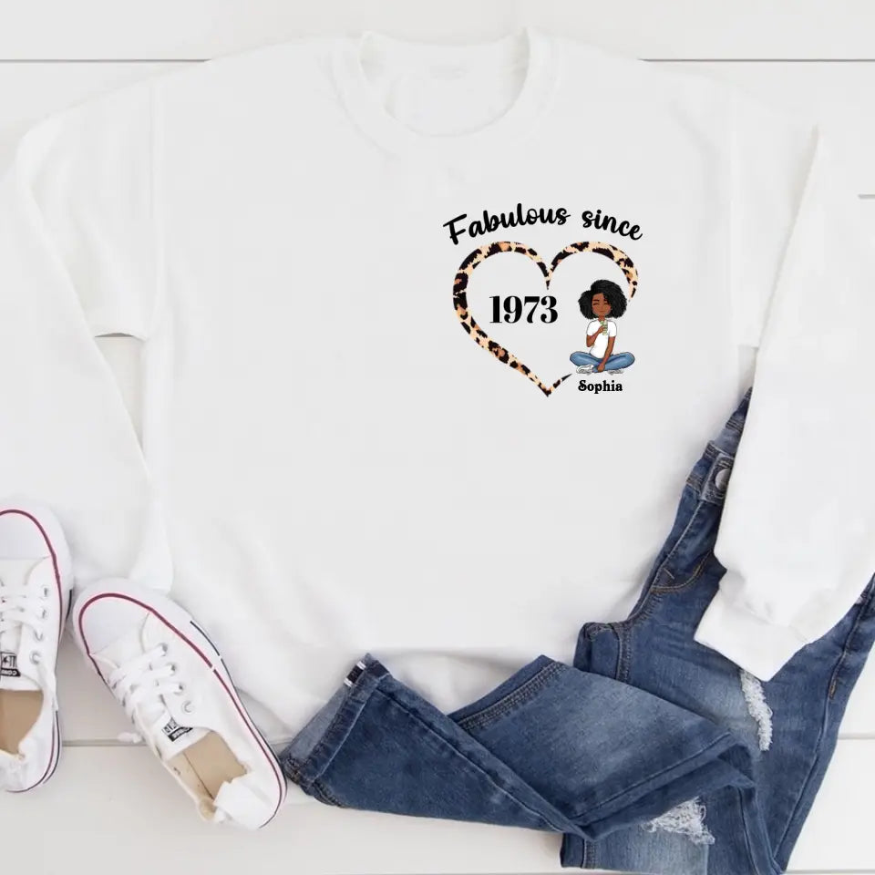 50th Birthday Shirts For Her, Personalised 50th Birthday Gifts, 1973 T Shirt, 50 And Fabulous Shirt, 50th Birthday Shirt Ideas