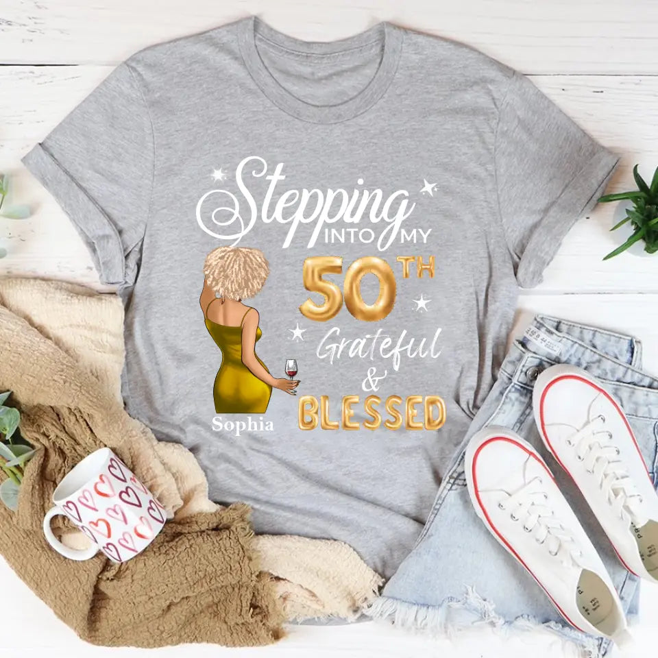50th Birthday Shirts For Her, Personalised 50th Birthday Gifts, 1973 T Shirt, 50 and Fabulous Shirt, Custom Birthday Shirt