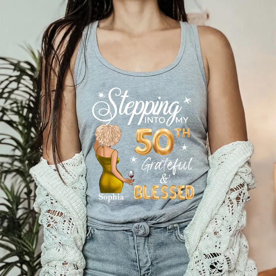 50th Birthday Shirts For Her, Personalised 50th Birthday Gifts, 1973 T Shirt, 50 and Fabulous Shirt, Custom Birthday Shirt