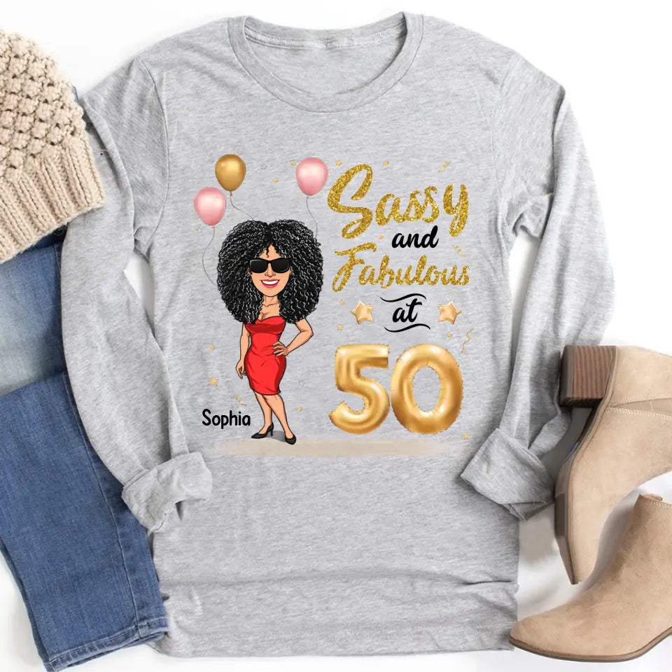 50th Birthday Shirts For Her, Personalised 50th Birthday Gifts, 1973 T Shirt, 50 And Fabulous Shirt, 50th Birthday Shirt Ideas