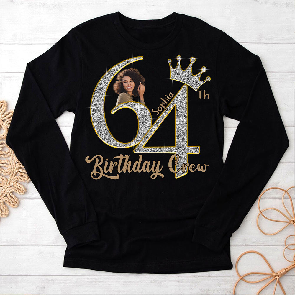 64th Birthday Shirts, Custom Photo Birthday Shirts, Turning 64 Shirt, Gifts For Women Turning 64, 64 And Fabulous Shirt, 64th Birthday Shirts For Her - YPT-HCT