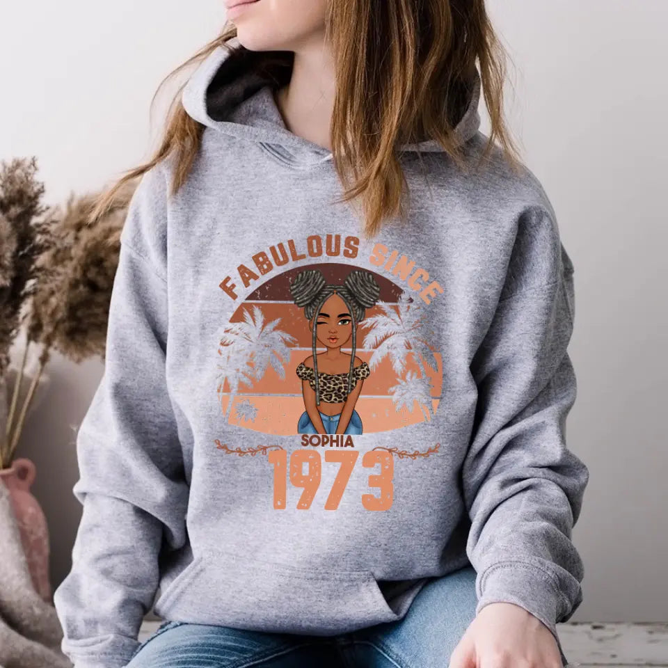 50th Birthday Shirts, Custom Birthday Shirts, Turning 50 Shirt, Gifts For Women Turning 50, 50 And Fabulous Shirt, 1973 Shirt, 50th Birthday Shirts For Her