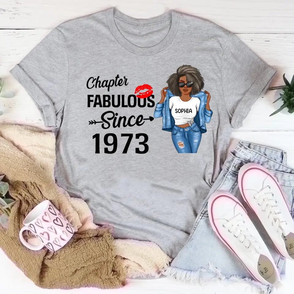 50th Birthday Shirts, Custom Birthday Shirts, Turning 50 Shirt, Gifts For Women Turning 50, 50 And Fabulous Shirt, 1973 Shirt, 50th Birthday Shirts For Her My Birthday Month, Yep The Whole Month