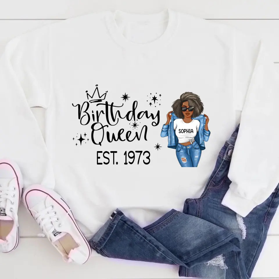 50th Birthday Shirts, Custom Birthday Shirts, Turning 50 Shirt, Gifts For Women Turning 50, 50 And Fabulous Shirt, 1973 Shirt, 50th Birthday Shirts For Her My Birthday Month, Yep The Whole Month