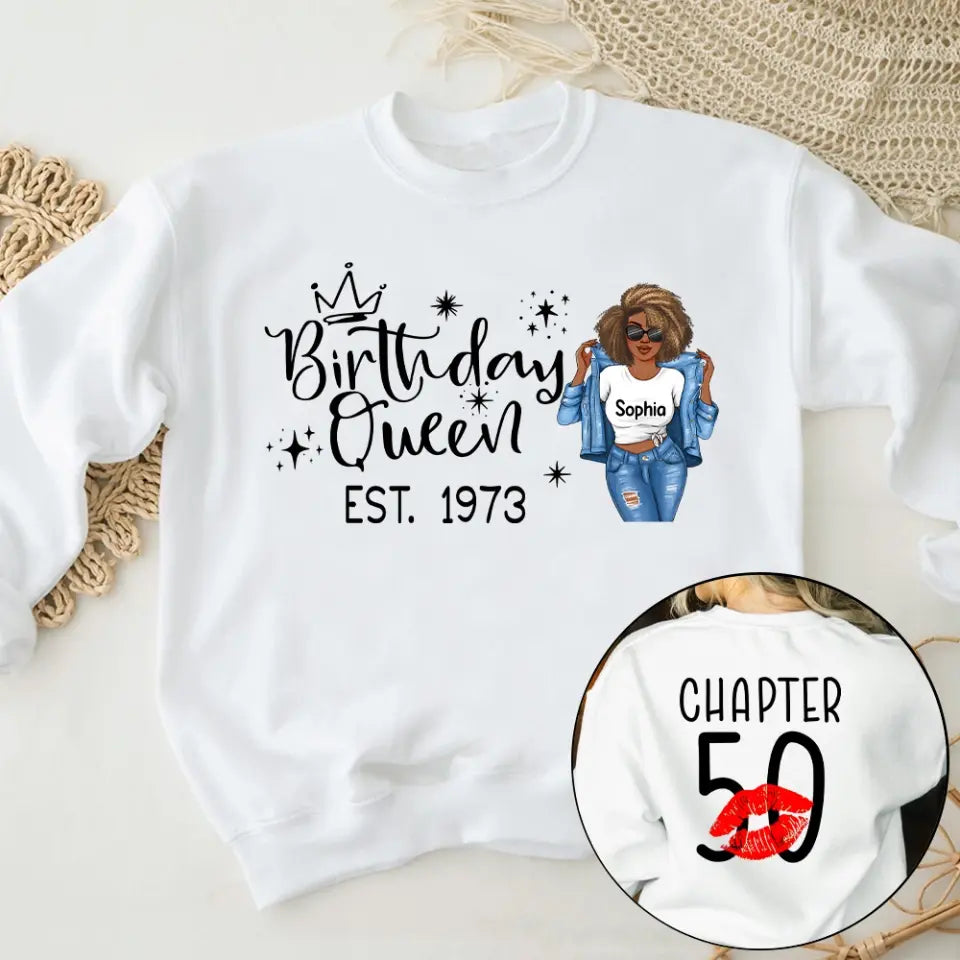 50th Birthday Shirts, Custom Birthday Shirts, Turning 50 Shirt, Gifts For Women Turning 50, 50 And Fabulous Shirt, 1973 Shirt, 50th Birthday Shirts For Her My Birthday Month, Yep The Whole Month