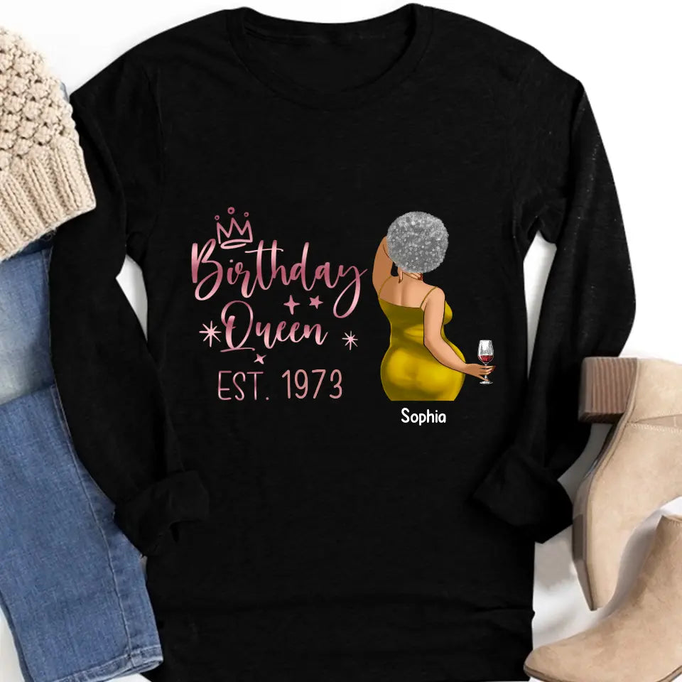 50th Birthday Shirts, Custom Birthday Shirts, Turning 50 Shirt, Gifts For Women Turning 50, 50 And Fabulous Shirt, 1973 Shirt, 50th Birthday Shirts For Her