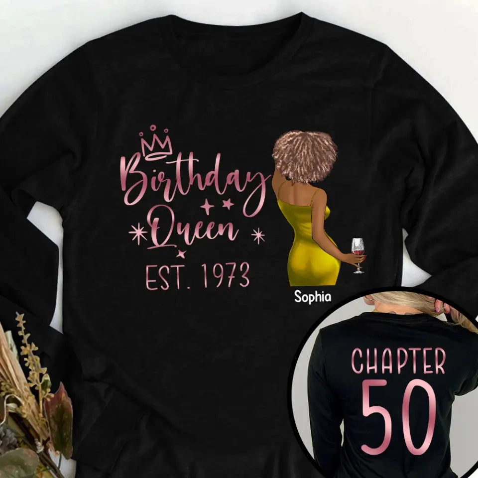50th Birthday Shirts, Custom Birthday Shirts, Turning 50 Shirt, Gifts For Women Turning 50, 50 And Fabulous Shirt, 1973 Shirt, 50th Birthday Shirts For Her