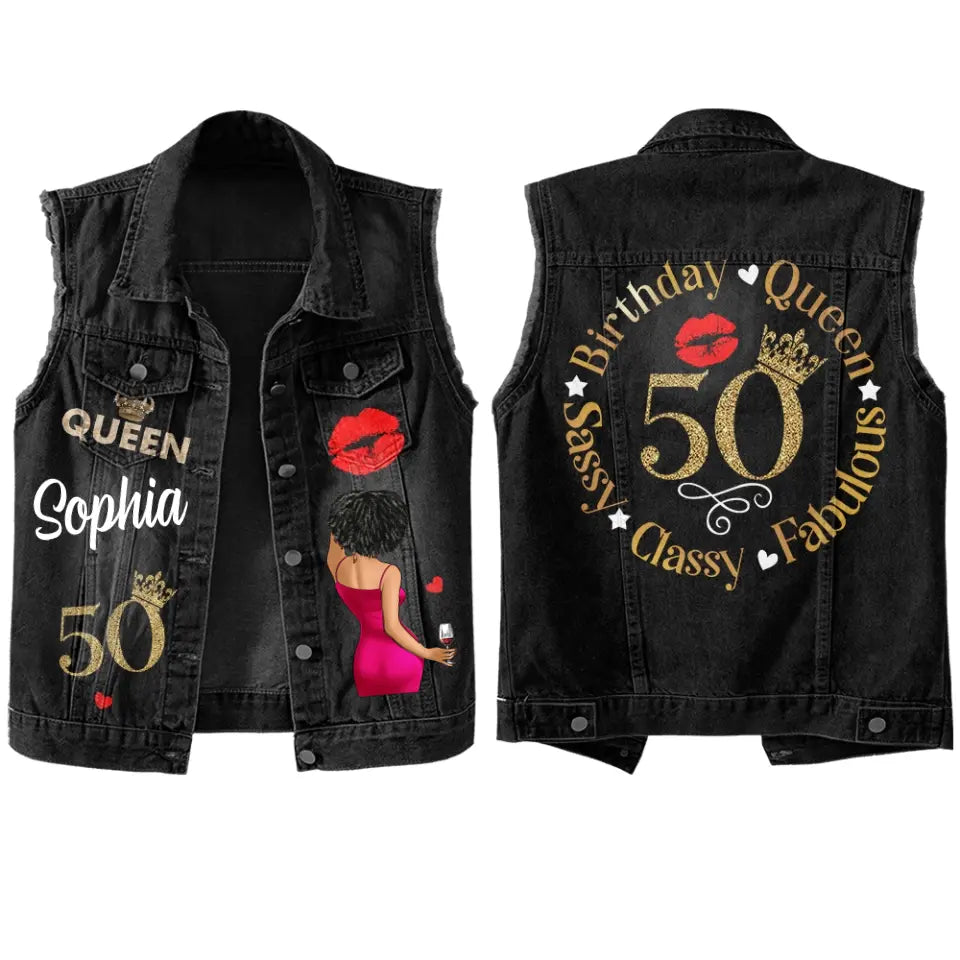 Denimvest - Personalised 50th Birthday Gifts, Gift Ideas 50th Birthday Woman