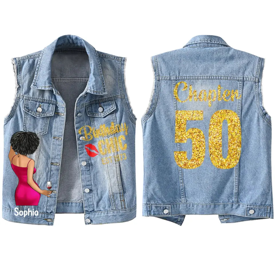 Denimvest - Personalised 50th Birthday Gifts, Gift Ideas 50th Birthday Woman