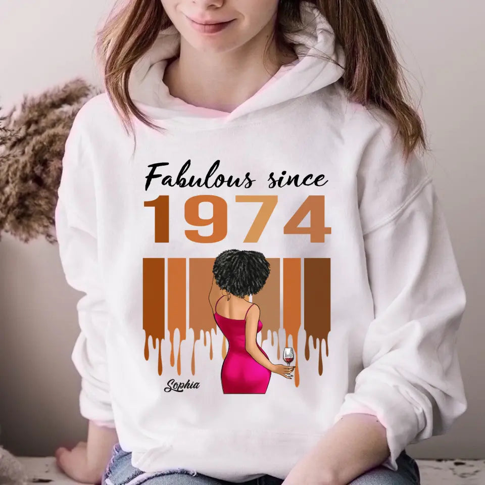 49th Birthday Shirts For Her, Personalised 49th Birthday Gifts, 1974 T Shirt, 49 And Fabulous Shirt, 49th Birthday Shirt Ideas, Gift Ideas 49th Birthday Woman