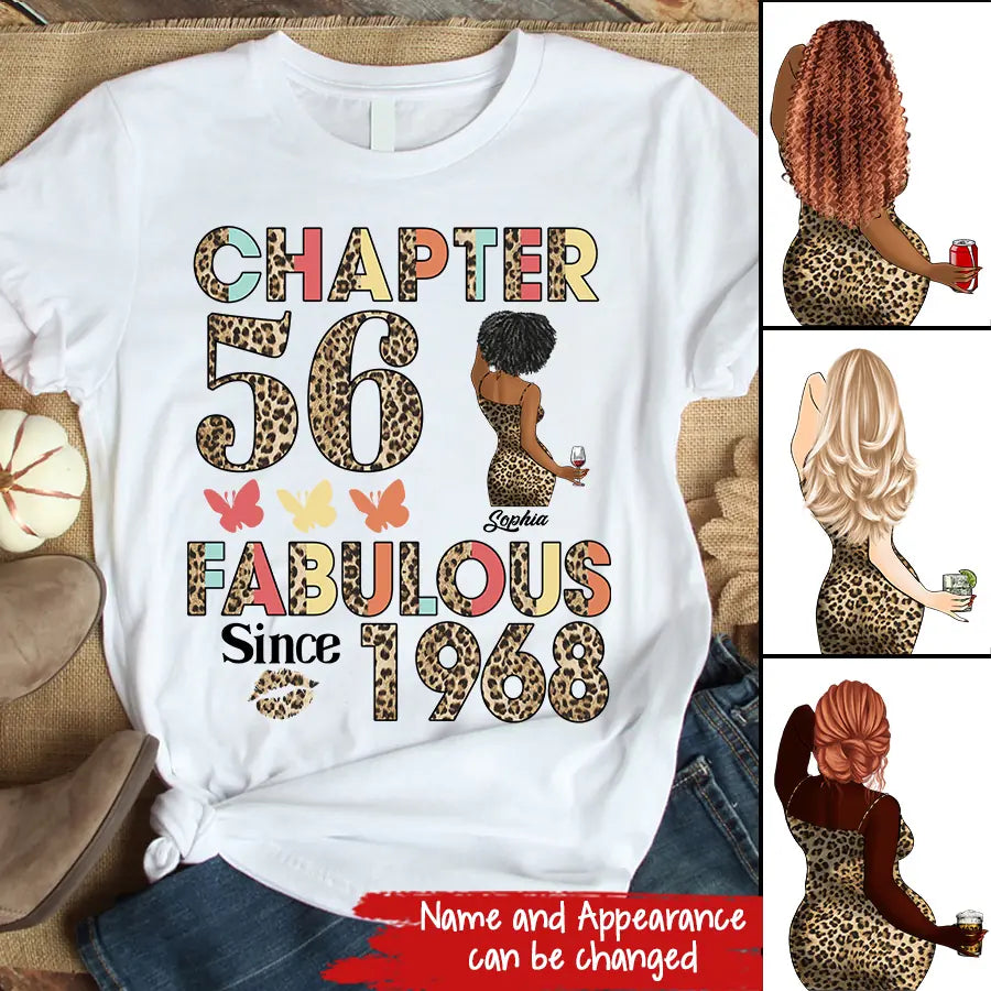56th birthday shirts for her, Personalised 56th birthday gifts, 1968 t shirt, 56 and fabulous shirt, 56 birthday shirt ideas, gift ideas 56 birthday woman