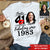 41st Birthday Shirts, Custom Birthday Shirts, Turning 41 Shirt, Gifts For Women Turning 41, 41 And Fabulous Shirt, 1983 Shirt, 41st Birthday Shirts For Her - HCT