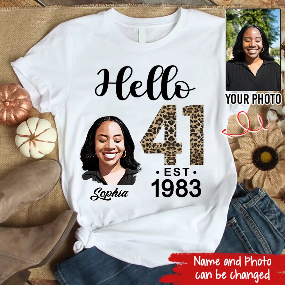 41st Birthday Shirts, Custom Birthday Shirts, Turning 41 Shirt, Gifts For Women Turning 41, 41 And Fabulous Shirt, 1983 Shirt, 41st Birthday Shirts For Her
