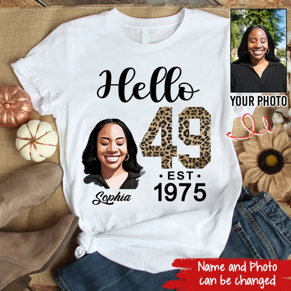 49th Birthday Shirts, Custom Birthday Shirts, Turning 49 Shirt, Gifts For Women Turning 49, 49 And Fabulous Shirt, 1975 Shirt, 49th Birthday Shirts For Her HIEN