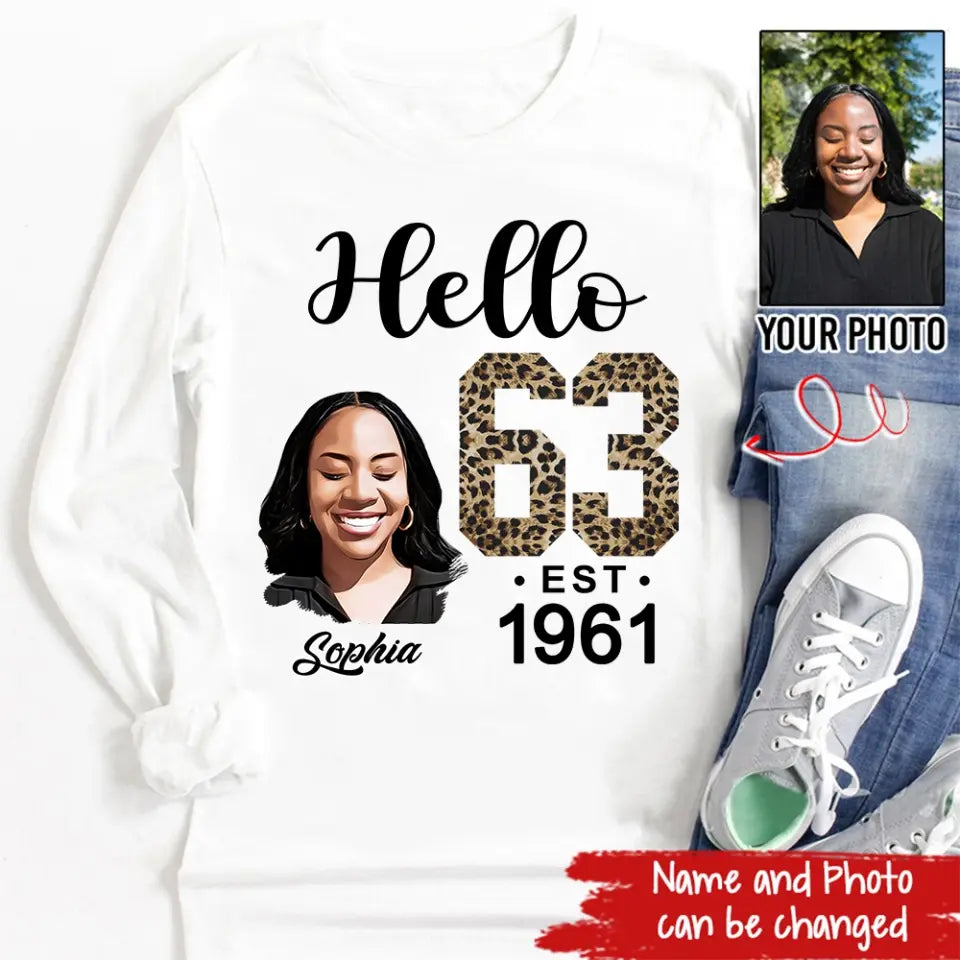 63rd Birthday Shirts, Custom Birthday Shirts, Turning 63 Shirt, Gifts For Women Turning 63, 63 And Fabulous Shirt, 1962 Shirt, 63rd Birthday Shirts For Her