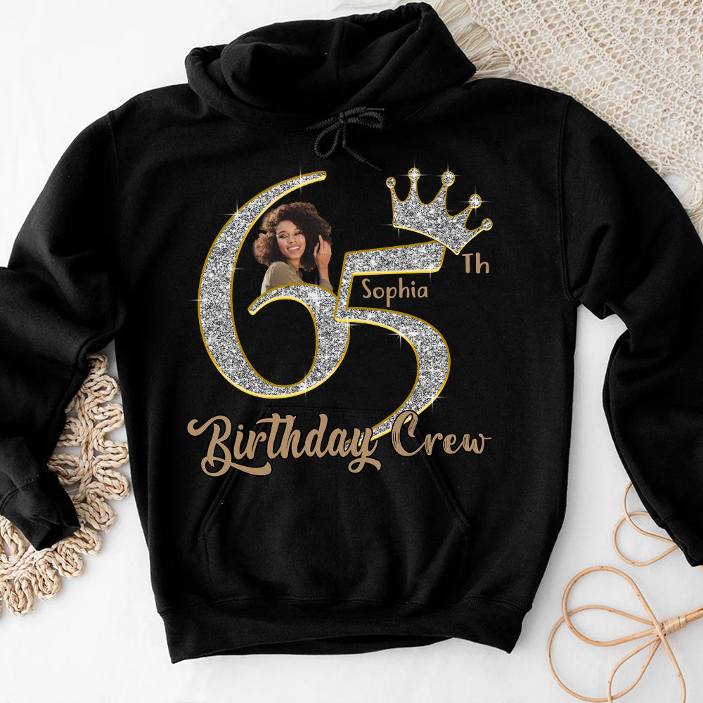 65th Birthday Shirts, Custom Photo Birthday Shirts, Turning 65 Shirt, Gifts For Women Turning 65, 65 And Fabulous Shirt, 65th Birthday Shirts For Her - YPT-HCT