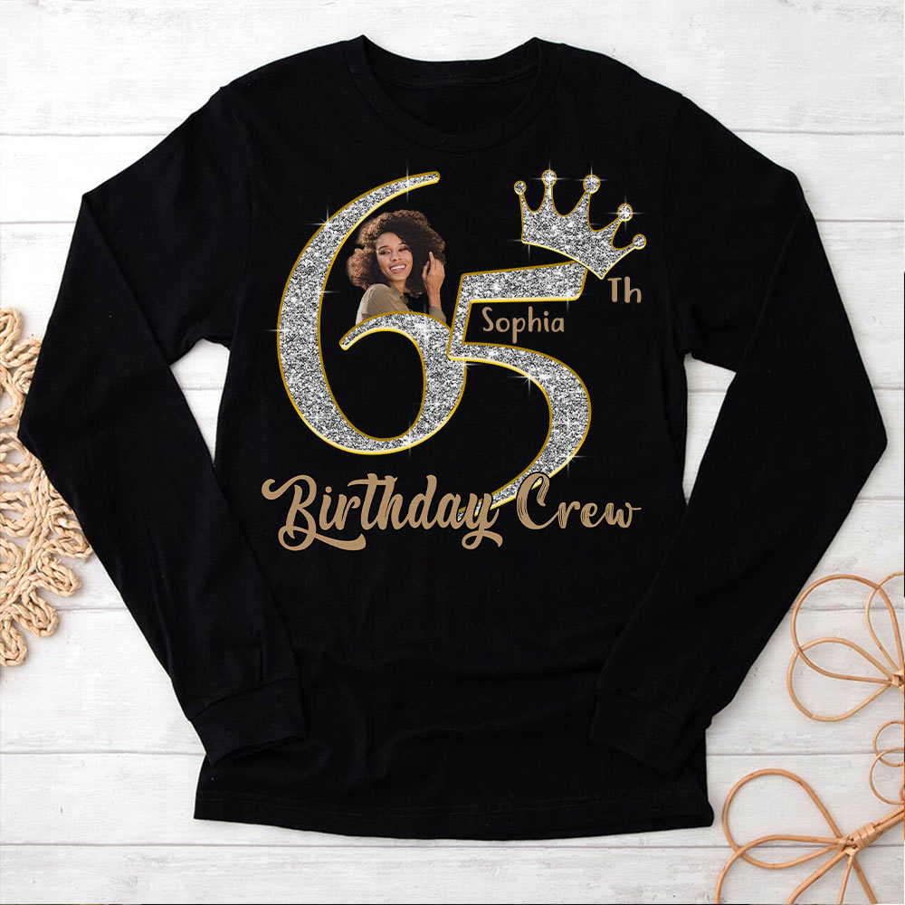 65th Birthday Shirts, Custom Photo Birthday Shirts, Turning 65 Shirt, Gifts For Women Turning 65, 65 And Fabulous Shirt, 65th Birthday Shirts For Her - YPT-HCT